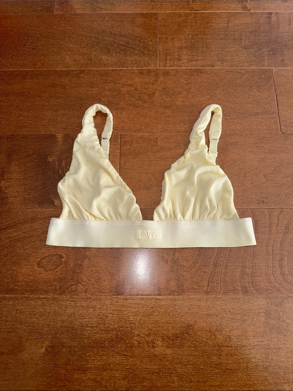 SKIMS SOFT LOUNGE Plunge Bralette Limited Edition Citrine S